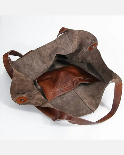 Oversized Leather Tote Bag