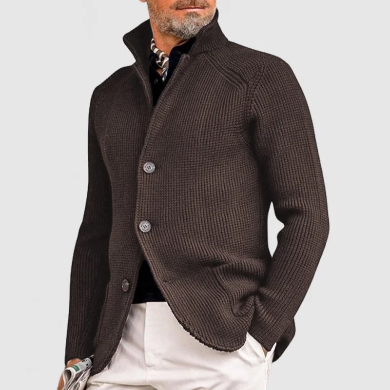 ADONIS - RETRO KNITTED CARDIGAN