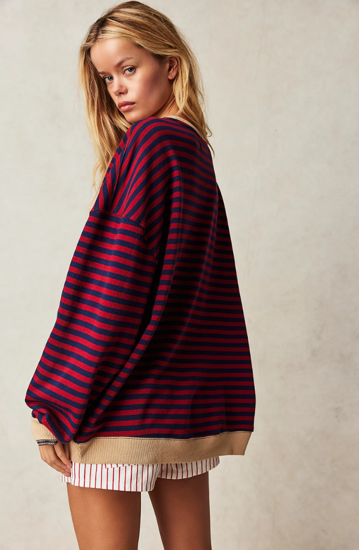 Ivy - STRIPED OVERSIZED SWEATER