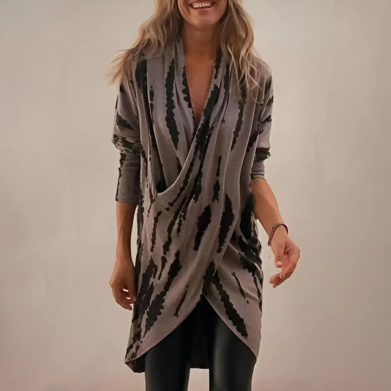 Paula V-neck Tunic with Loose Fit