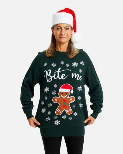 BE BEAU | Christmas Jumper Bite Me