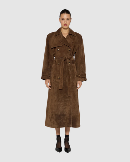 Faux Trench Coat