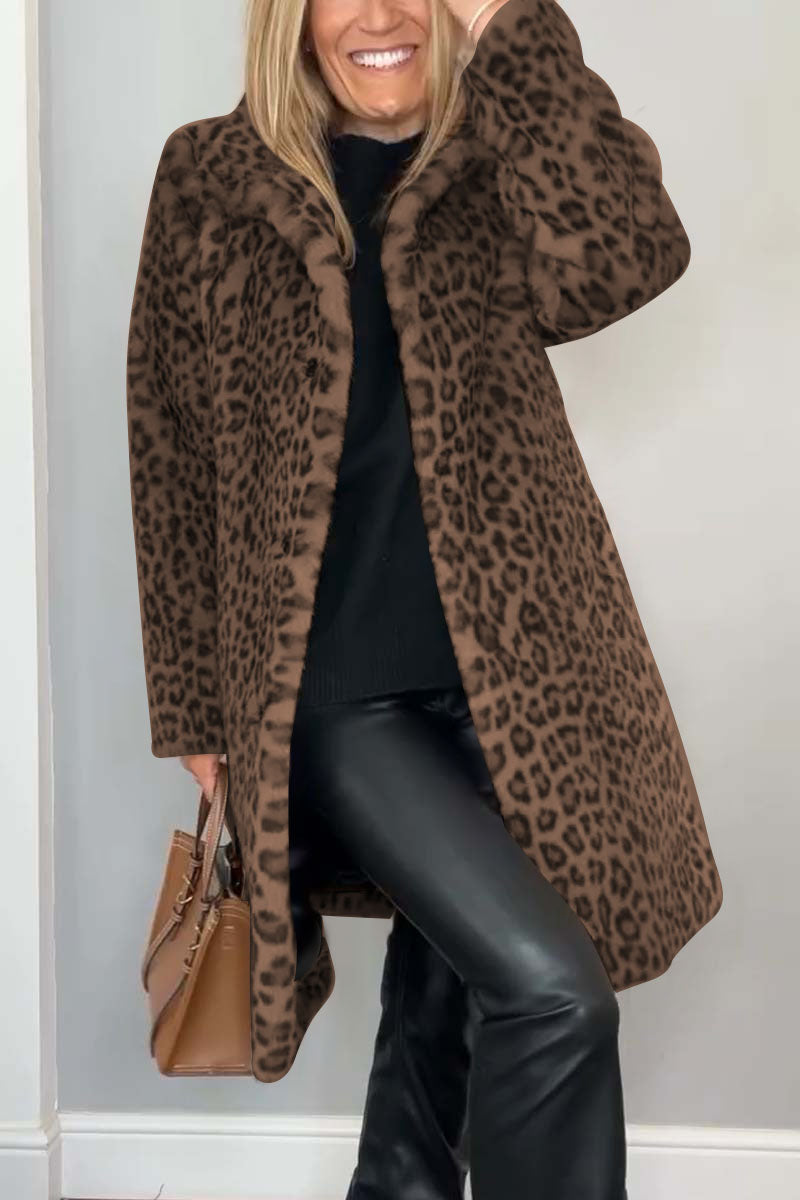 BEBEAU | DIANE - Leopard Print Coat