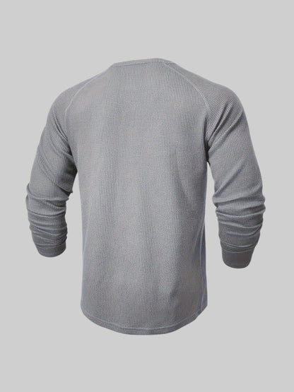 Gary Casual Ribbed Long Sleeve