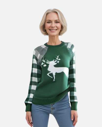 BE BEAU | Christmas Deer Jumper