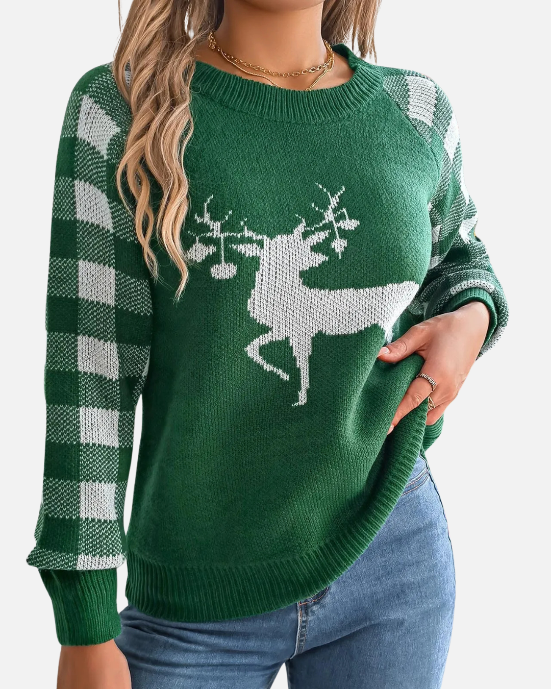 BE BEAU | Christmas Deer Jumper