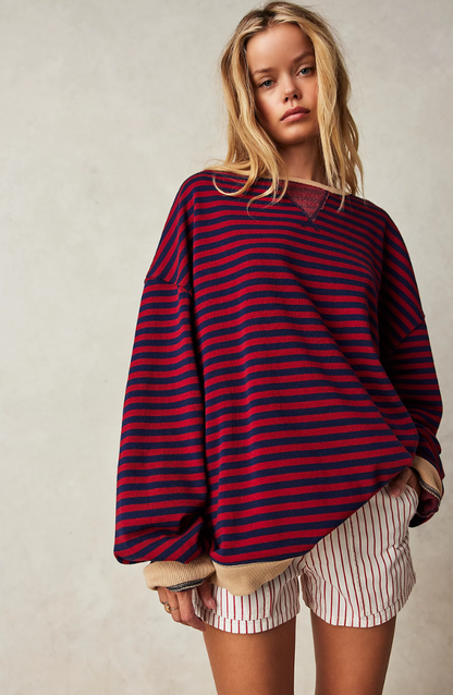 Ivy - STRIPED OVERSIZED SWEATER