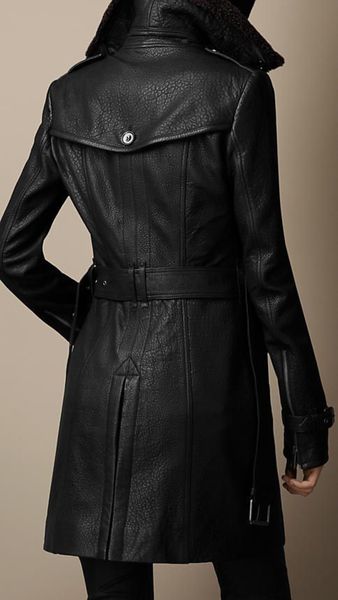 Lana Leather Trenchcoat