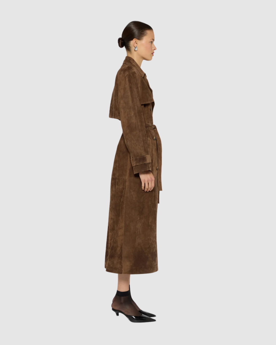 Faux Trench Coat