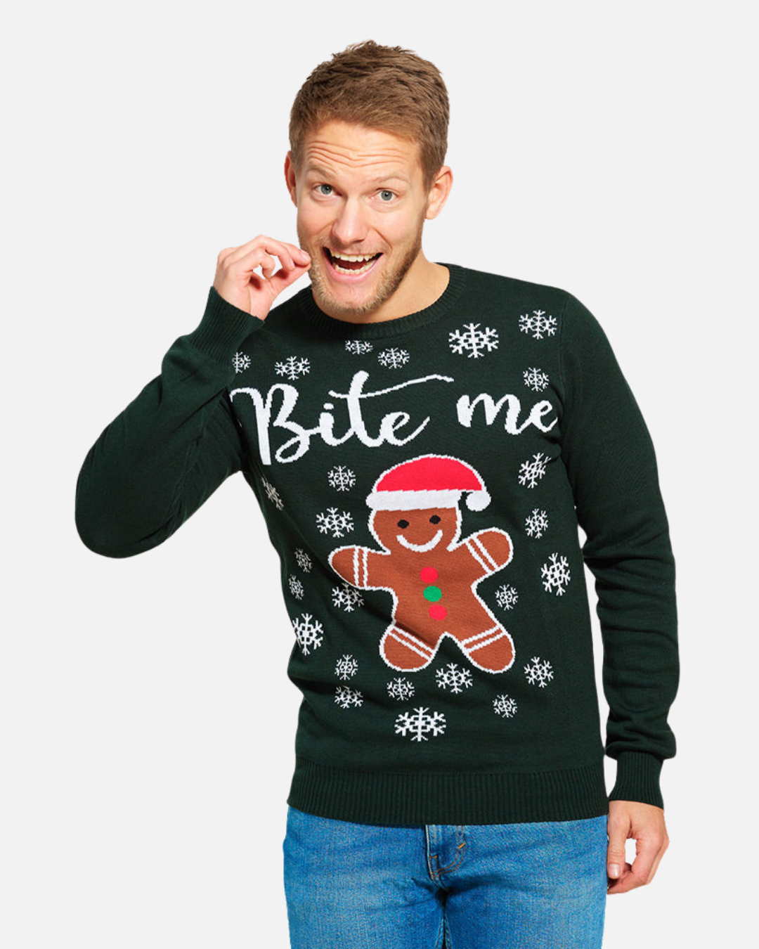 BE BEAU | Christmas Jumper Bite Me