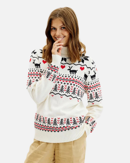 BE BEAU | Christmas Cotton Classy Turtleneck Jumpe