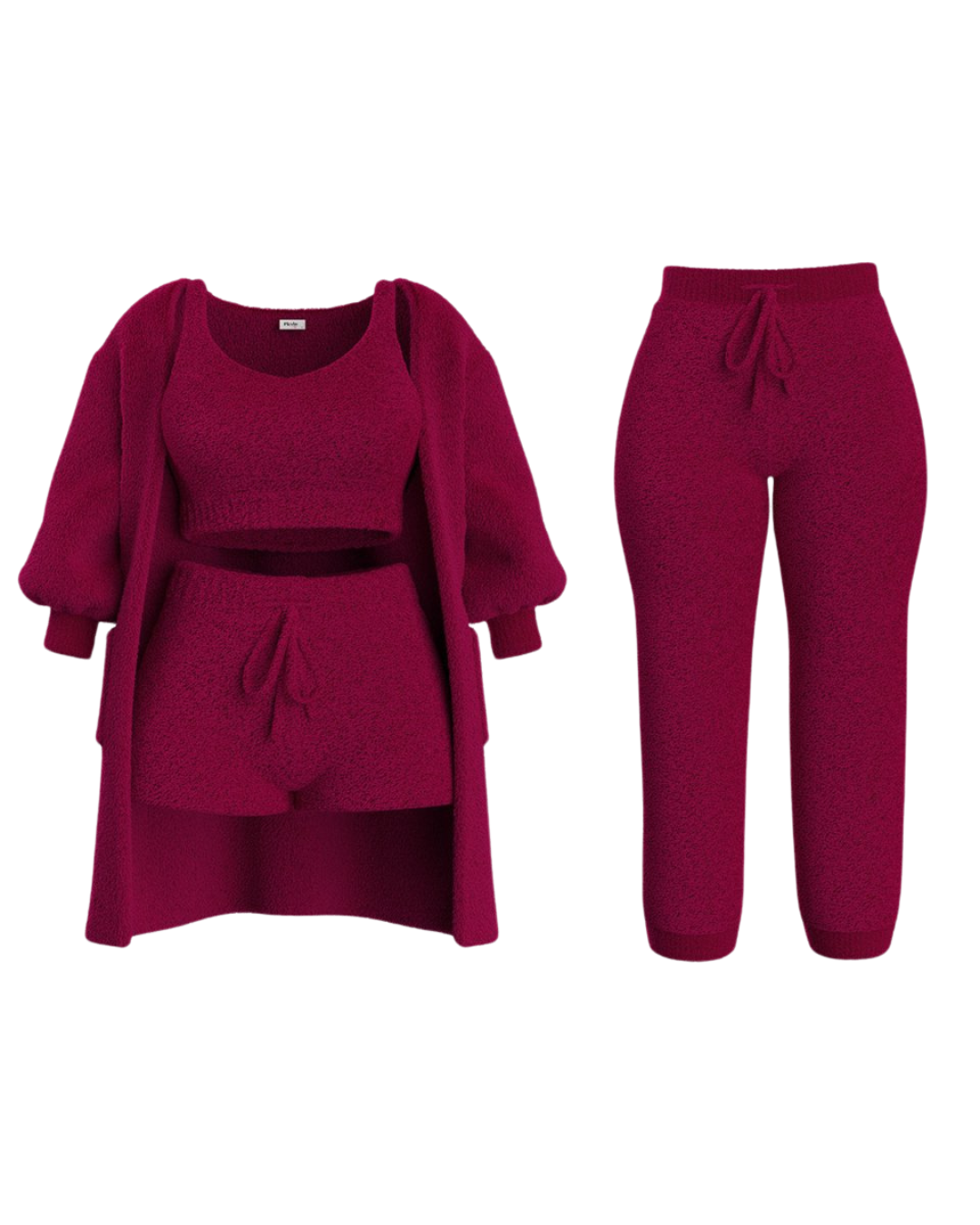 BEBEAU | 3 Piece Ultra Soft Knit Lounge Set