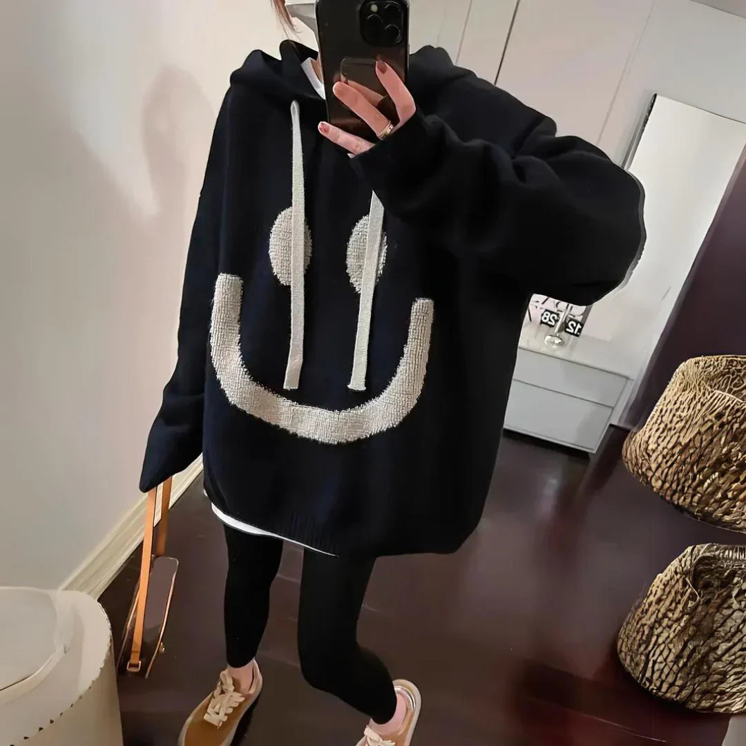 Smiley Warm and Cozy Hoodie