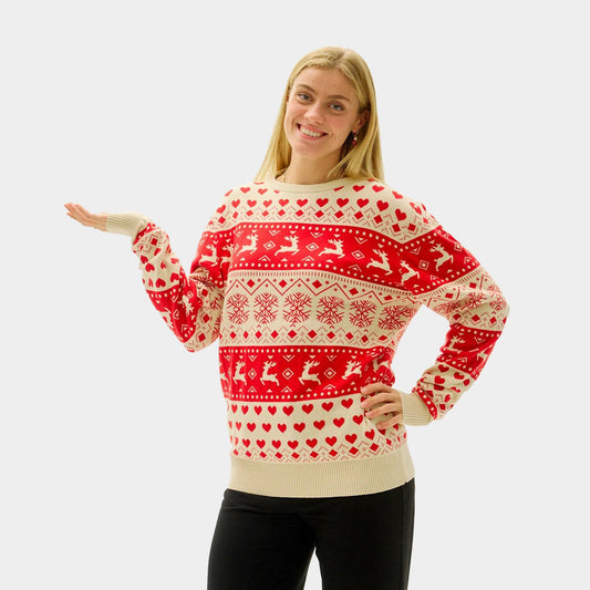 BEBEAU | Christmas Hearts Jumper