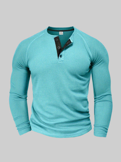 Gary Casual Ribbed Long Sleeve