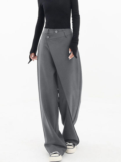 Juliette - Trendy Asymmetric Trousers