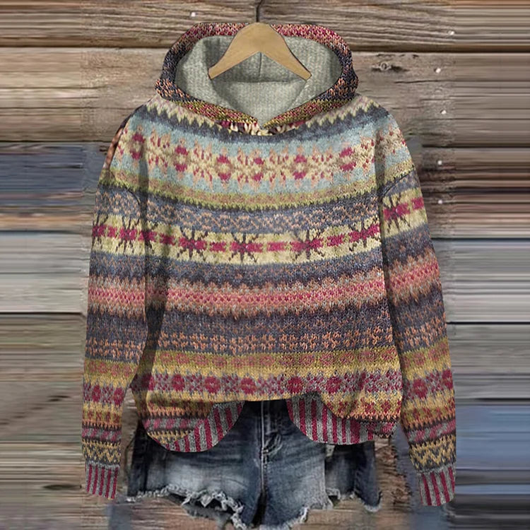 GABRIELLE | ETHNIC RETRO HOODIE