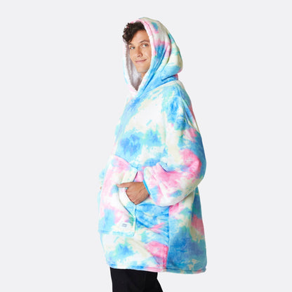 BEBEAU | BATIK CYAN HAPPYHOODIE