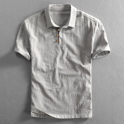 ROME - SUMMER LINEN POLO