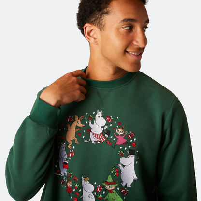 BEBEAU | MUMINS GREEN CHRISTMAS SWEATSHIRT