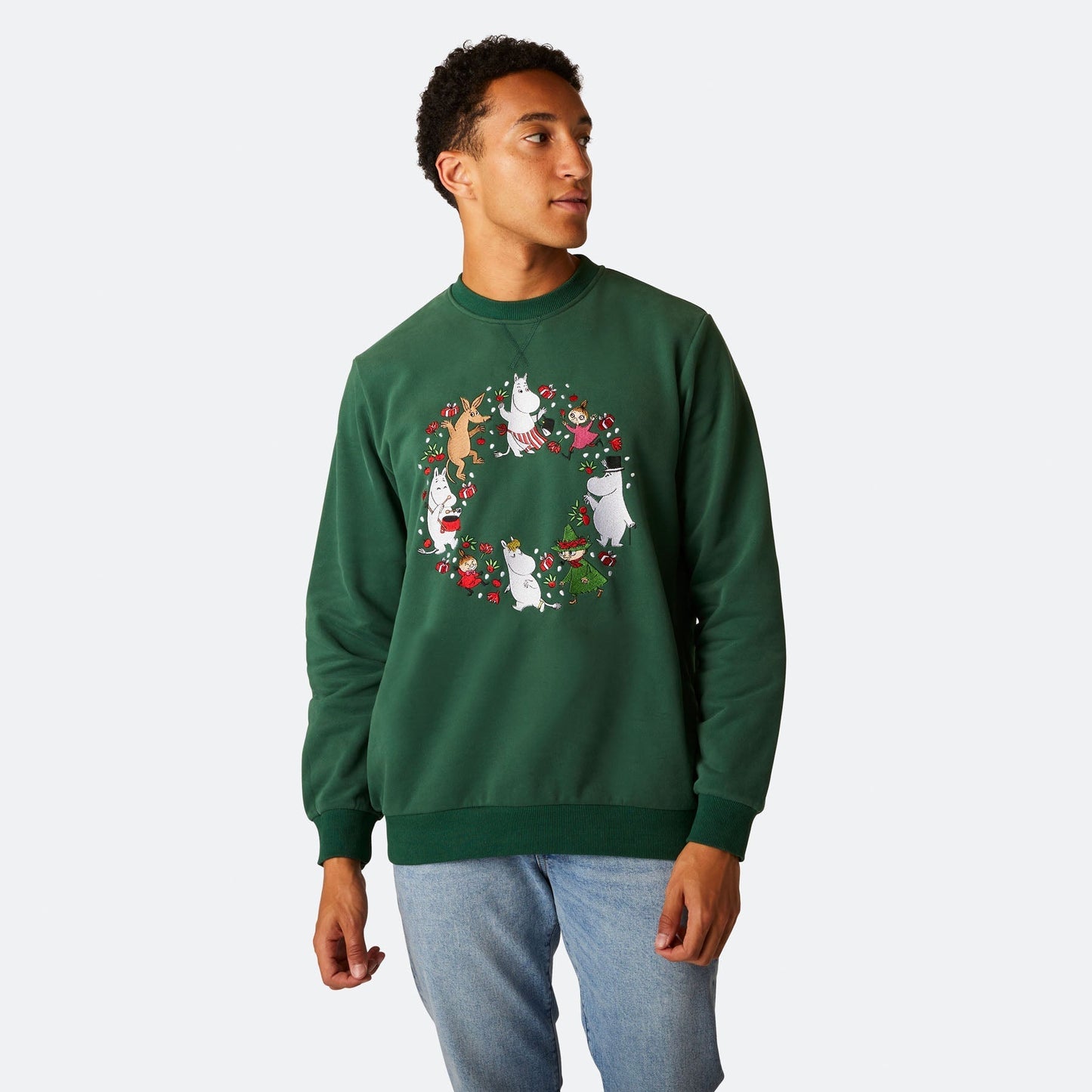 BEBEAU | MUMINS GREEN CHRISTMAS SWEATSHIRT