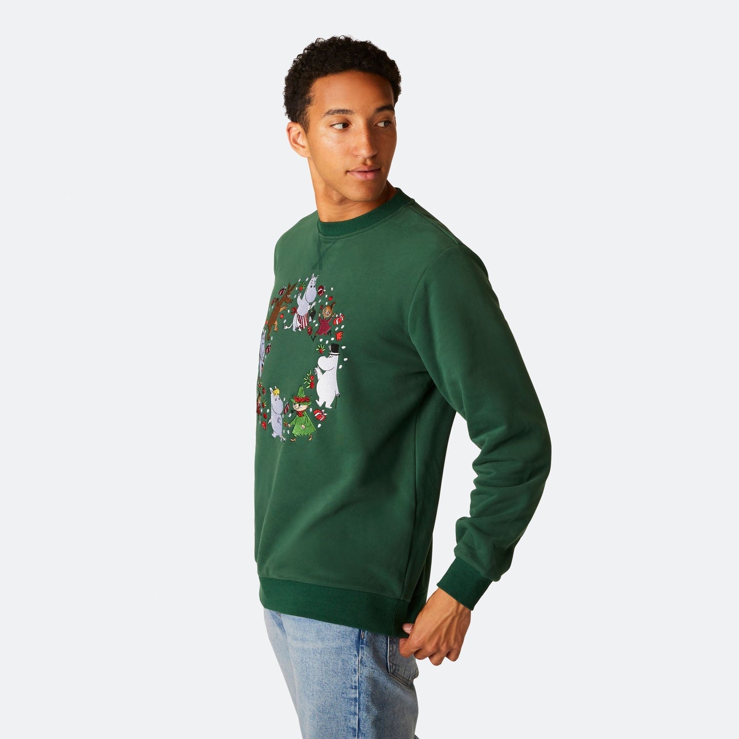 BEBEAU | MUMINS GREEN CHRISTMAS SWEATSHIRT