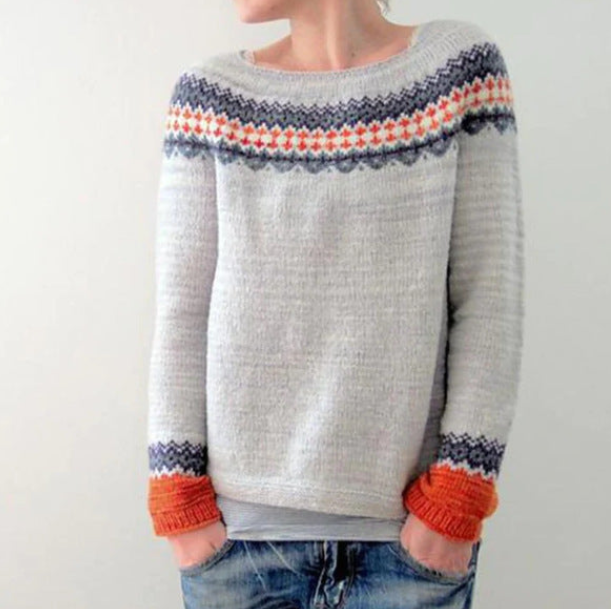 Elara - Long Sleeve Knit Jumper