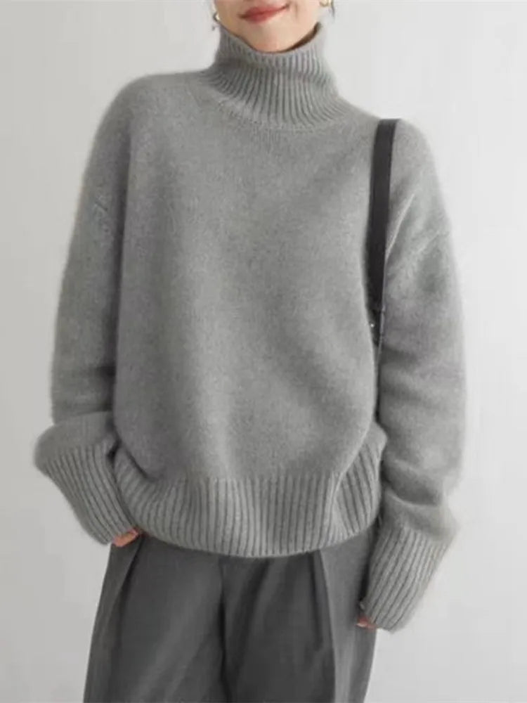 Rae | Cashmere Turtleneck Sweater