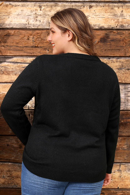 Pearl  Wool Long Sleeve Sweater