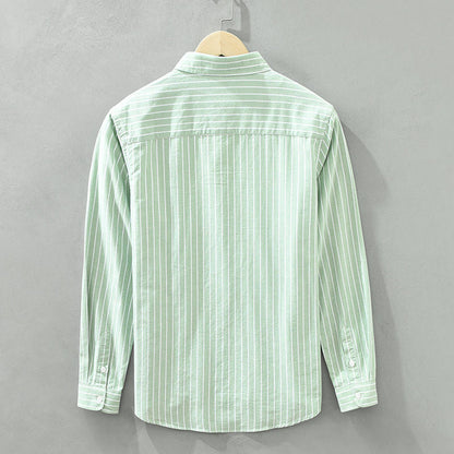 MADRID - STRIPED LINEN SHIRT