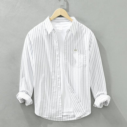 MADRID - STRIPED LINEN SHIRT