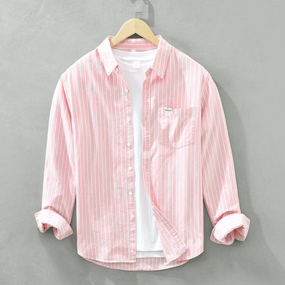 MADRID - STRIPED LINEN SHIRT