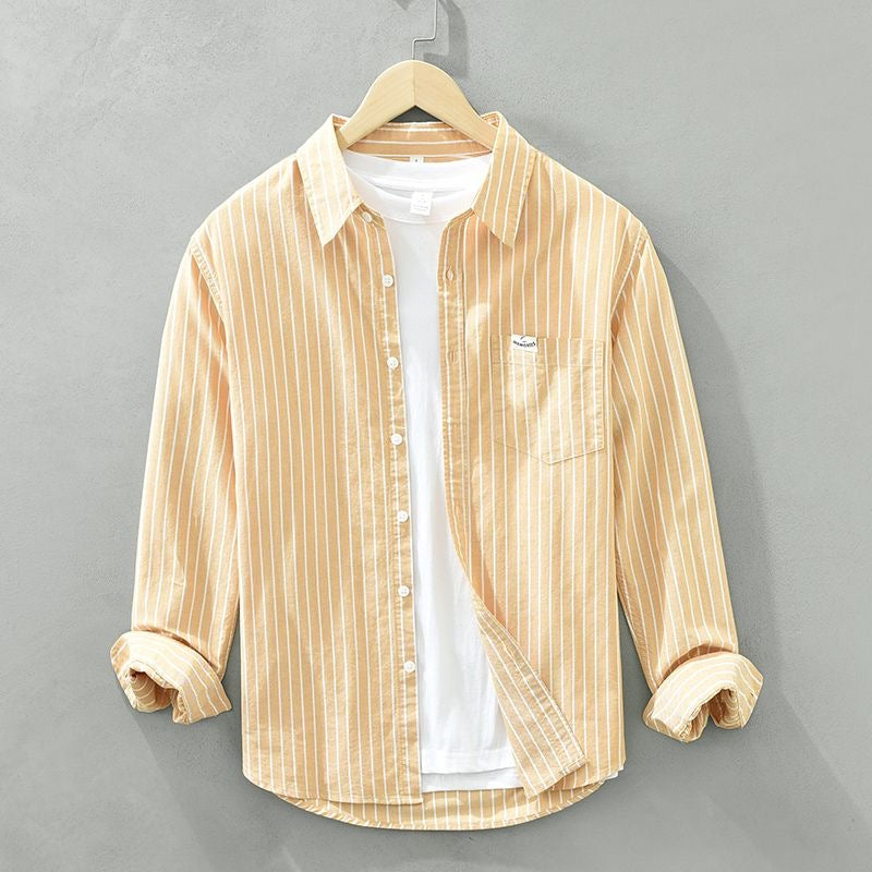 MADRID - STRIPED LINEN SHIRT