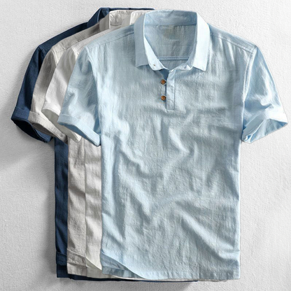 ROME - SUMMER LINEN POLO