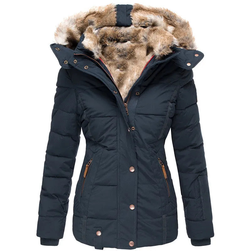 Arya - Luxe Fur-Lined Winter Coat