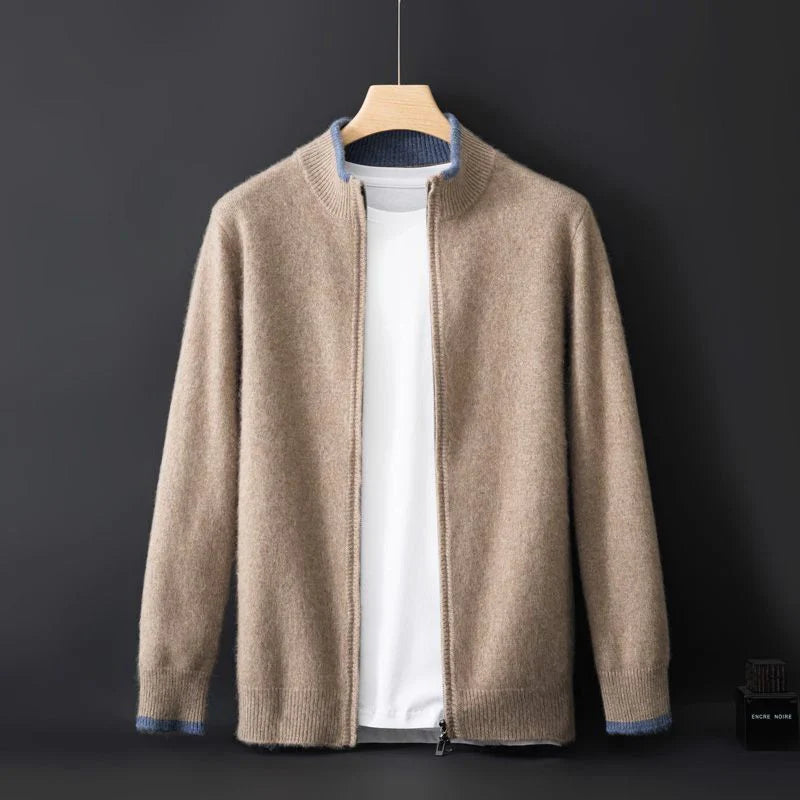 Massimo Cashmere Zip Jacket