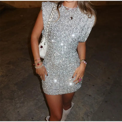 BEBEAU | SEQUIN BODYCON DRESS