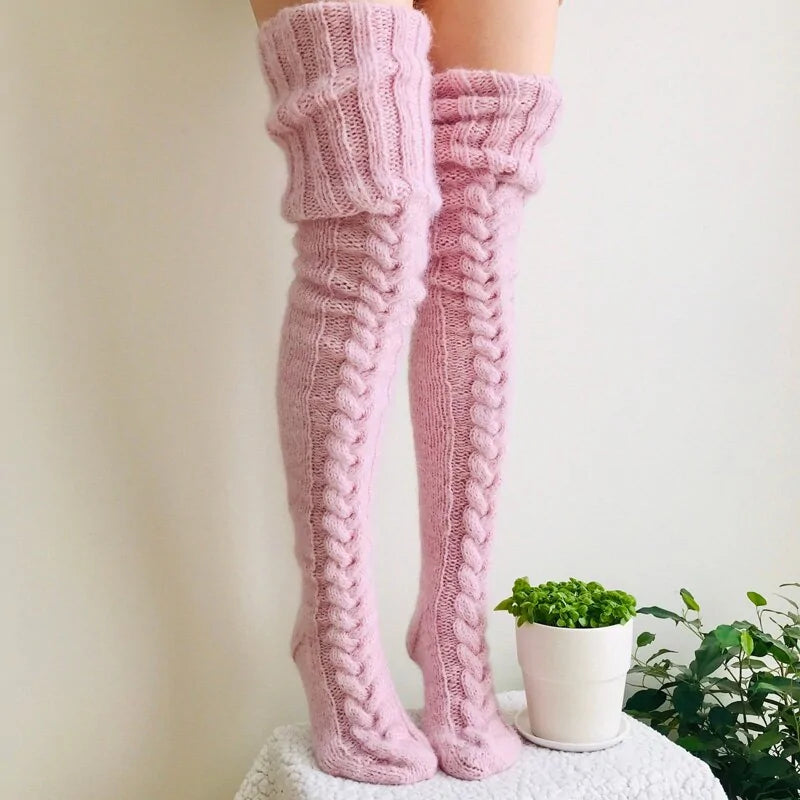 Ariel Knit Over-the-Knee Socks