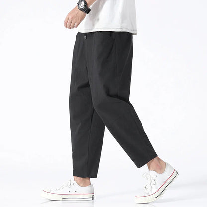 ALTAIR - SOLID LINEN TROUSERS