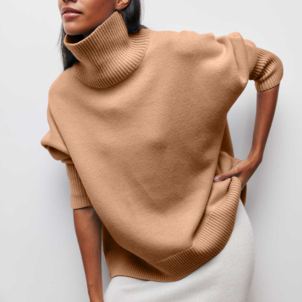 Agata - Knitted Turtleneck Jumper