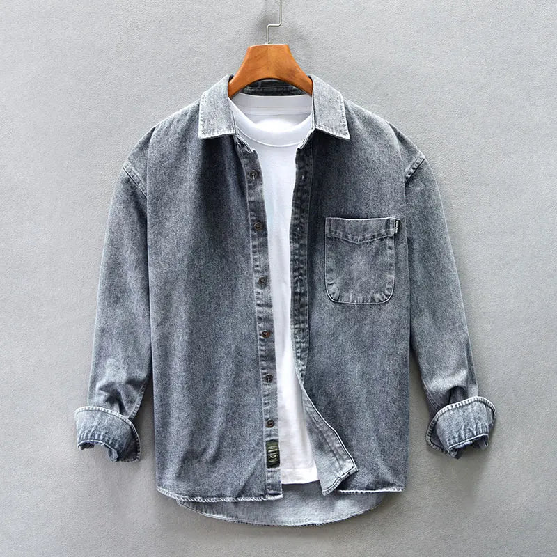 CARTER - WASHED DENIM OVERSHIRT