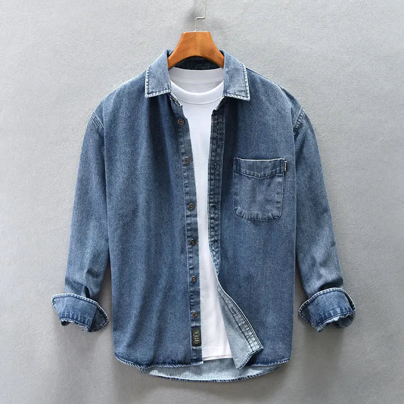 CARTER - WASHED DENIM OVERSHIRT