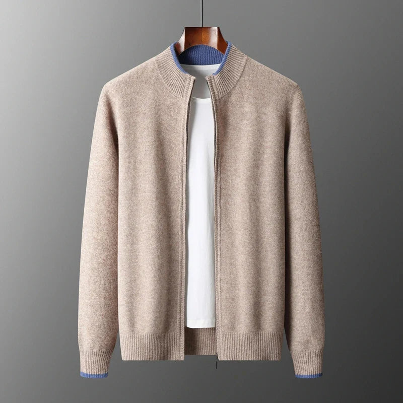 Massimo Cashmere Zip Jacket