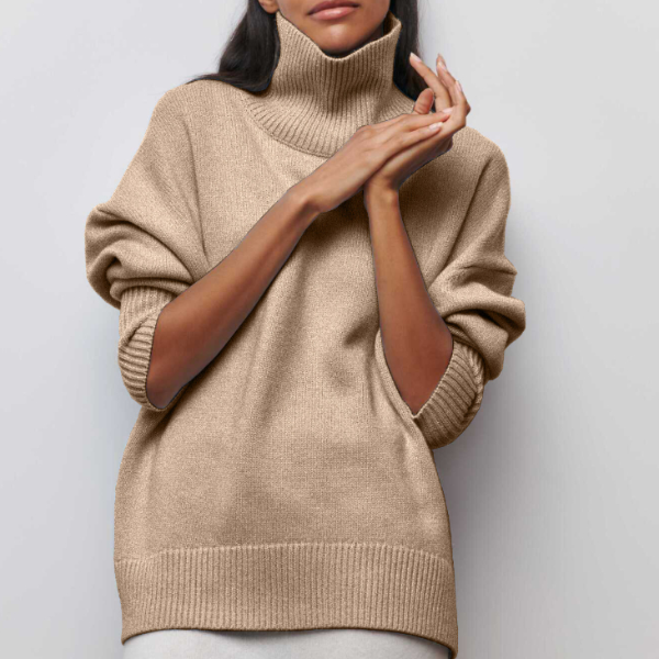 Agata - Knitted Turtleneck Jumper