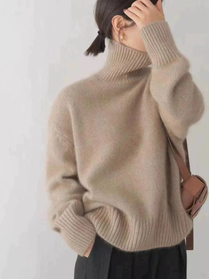 100% pure cashmere turtleneck