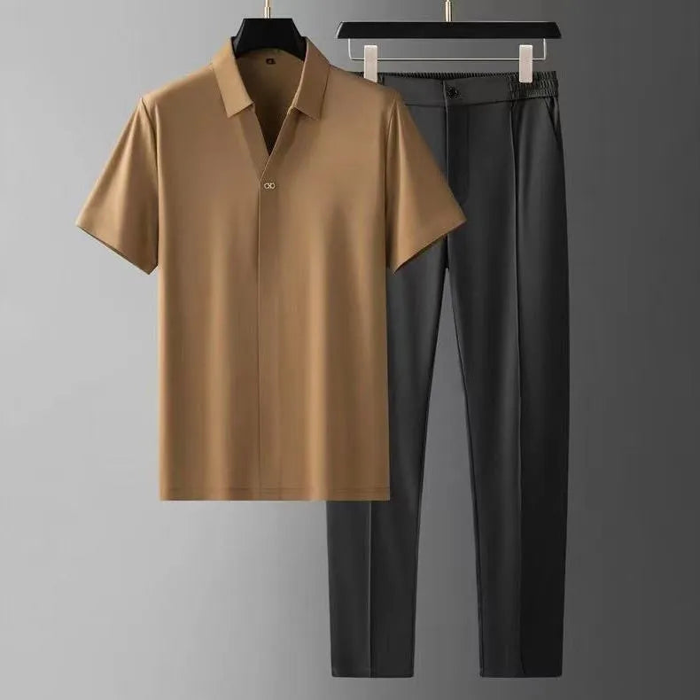 OSCAR - SOPHISITICATED POLO & TROUSERS SET