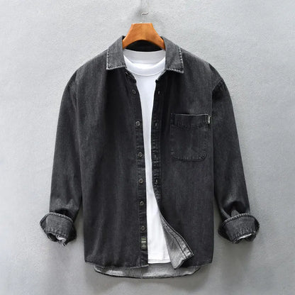 CARTER - WASHED DENIM OVERSHIRT