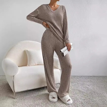 Cathy - Rib-knit 2-piece