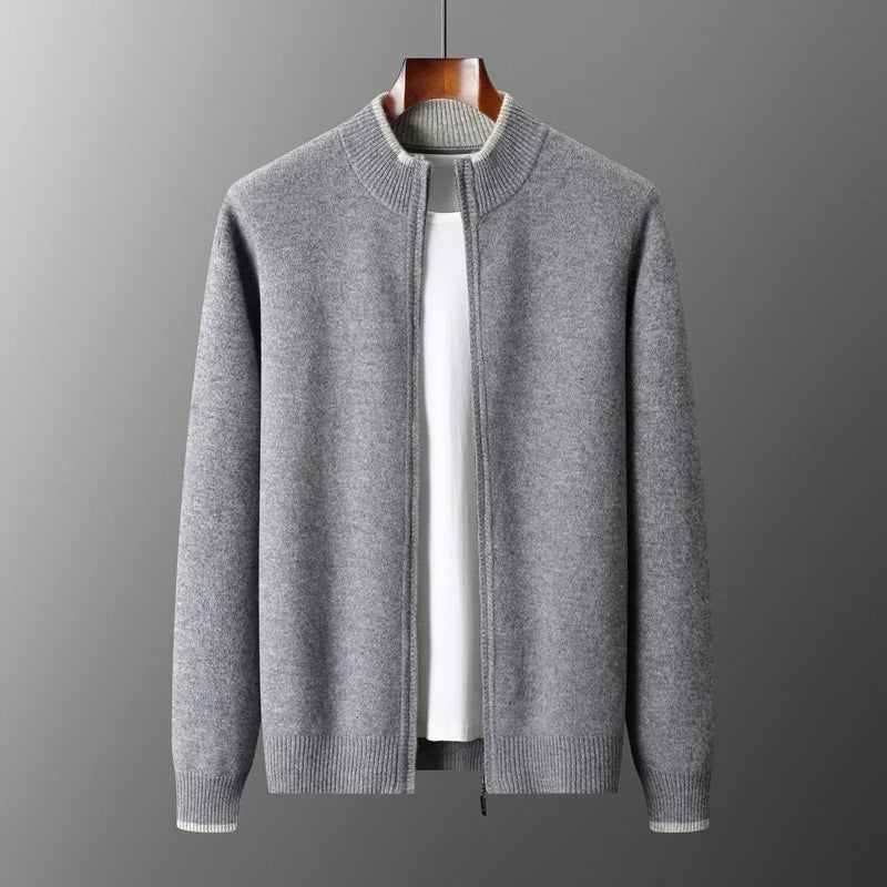 Massimo Cashmere Zip Jacket