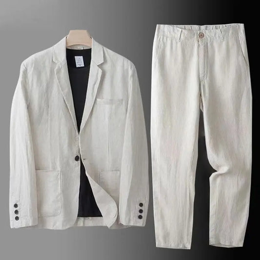 Bebeau Linen casual suit